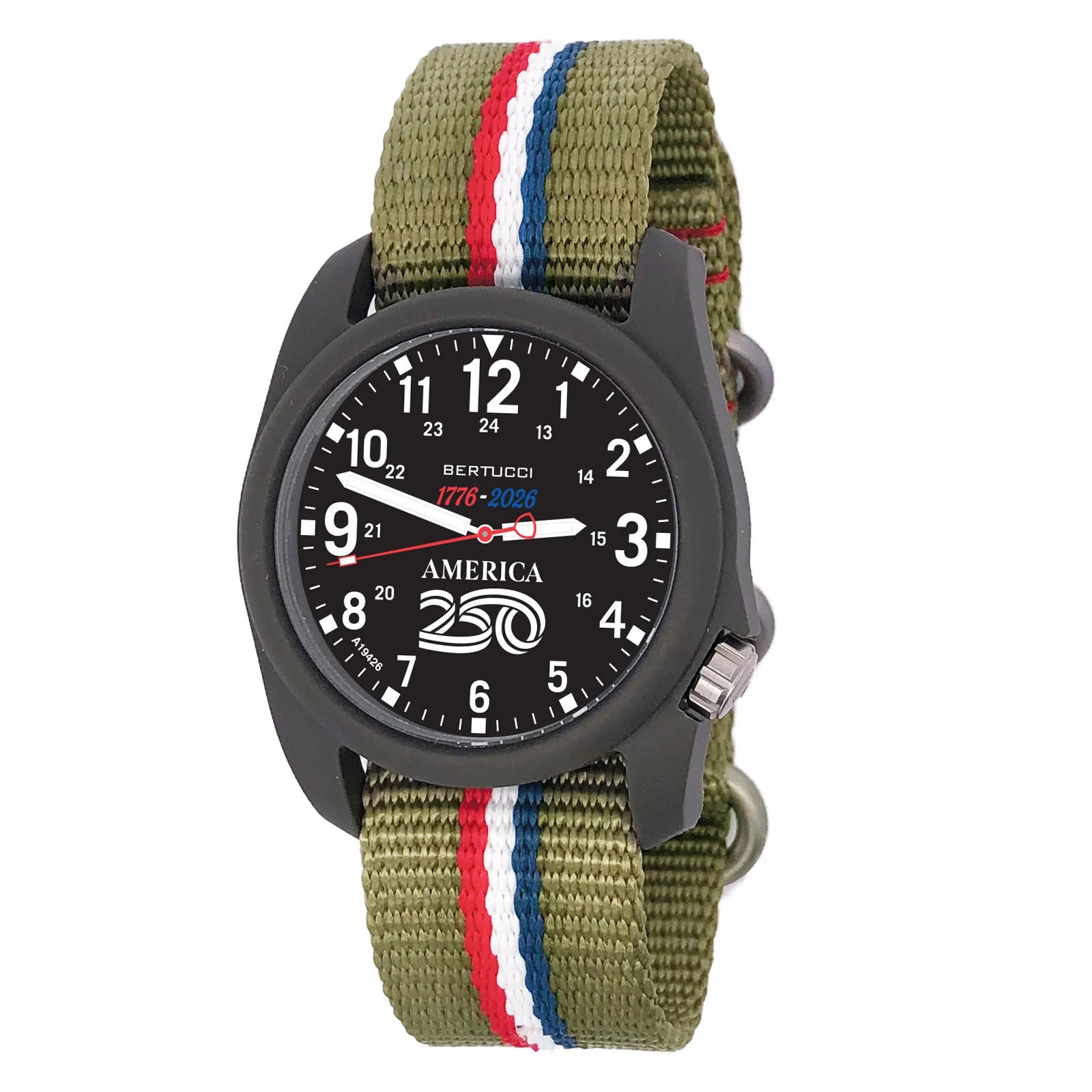 Bertucci DX3 Field America 250 Black Dark Olive 40mm Ref. 11161