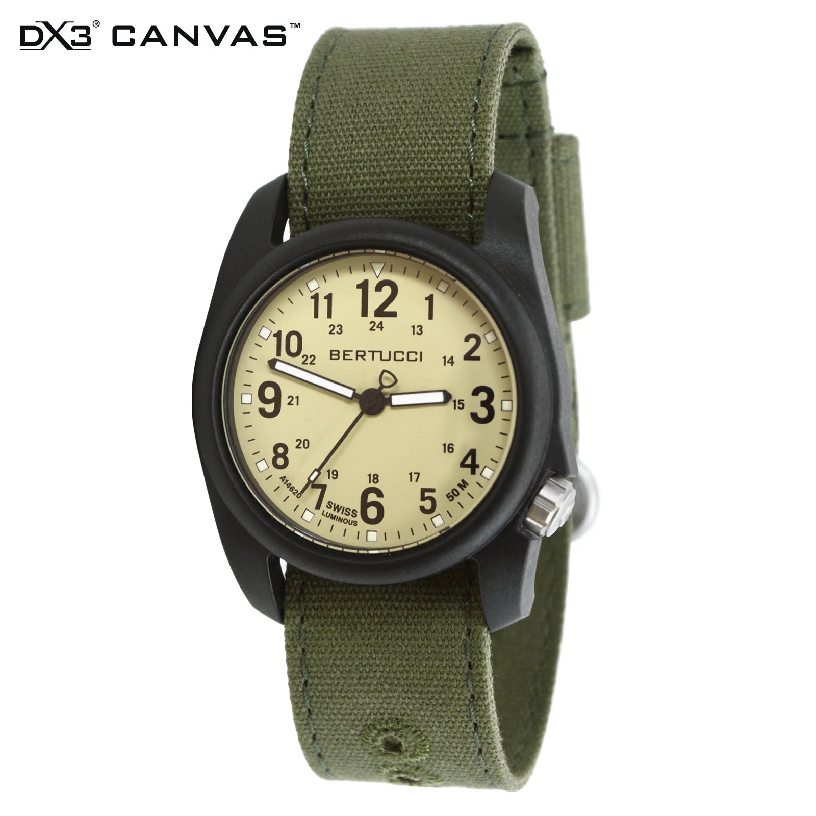 Bertucci DX3 Canvas Saguaro Evergreen 40mm Ref. 11093