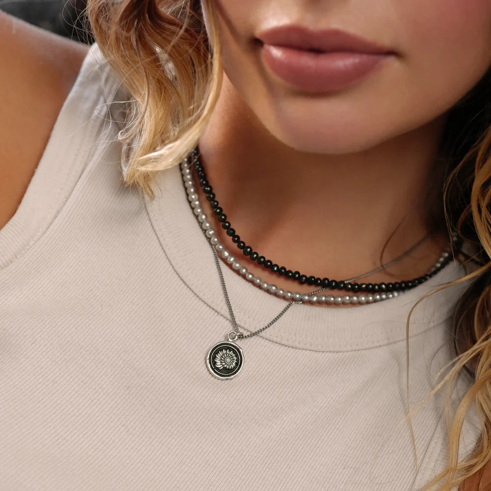Pyrrha Sterling Silver "Becoming" Talisman Pendant Necklace