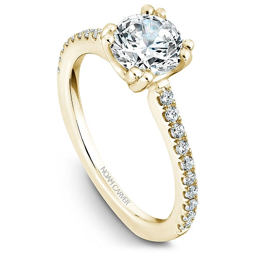 Noam Carver Customizable Engagement Ring & Wedding Band B001-01YM