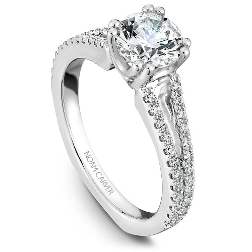 Noam Carver Customizable Engagement Ring & Wedding Band B001-03WM