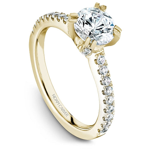 Noam Carver Customizable Engagement Ring & Wedding Band B002-01YM