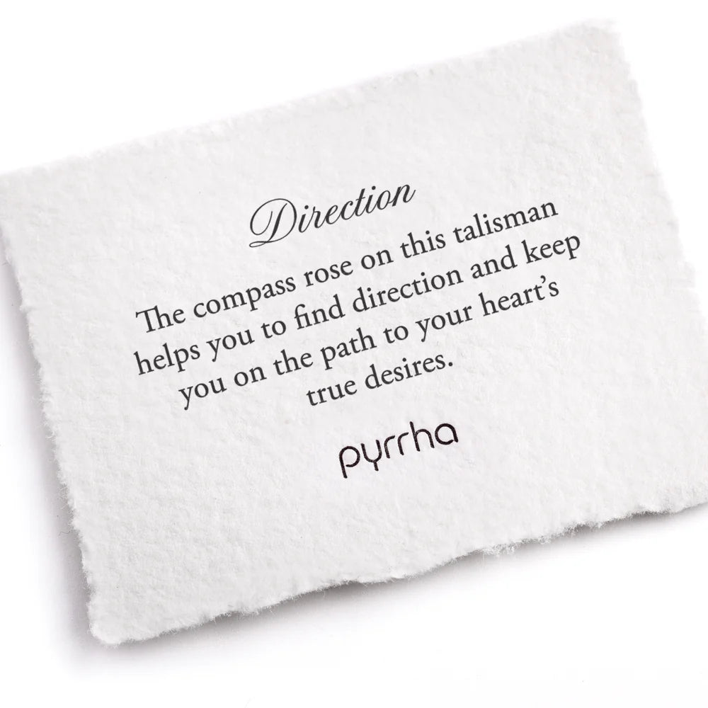 Pyrrha Sterling Silver "Direction" Talisman Pendant Necklace