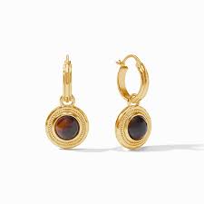 Julie Vos Madison 6-In-1 Charm Tortoiseshell Earrings