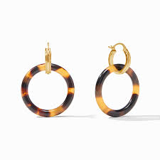 Julie Vos Madison 6-In-1 Charm Tortoiseshell Earrings