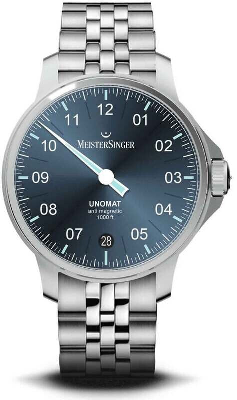 MeisterSinger Unomat Automatic 43mm Stainless Steel Watch