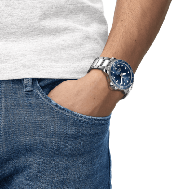 Tissot Seastar 1000 Powermatic 80 Blue Dial 43mm Stainless Watch