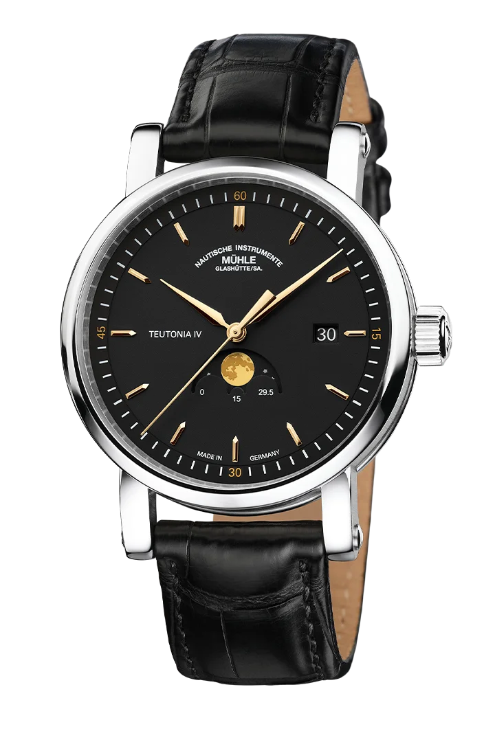 Mühle-Glashütte Teutonia IV Moonphase Automatic 41mm Ref. M1-44-03-LB