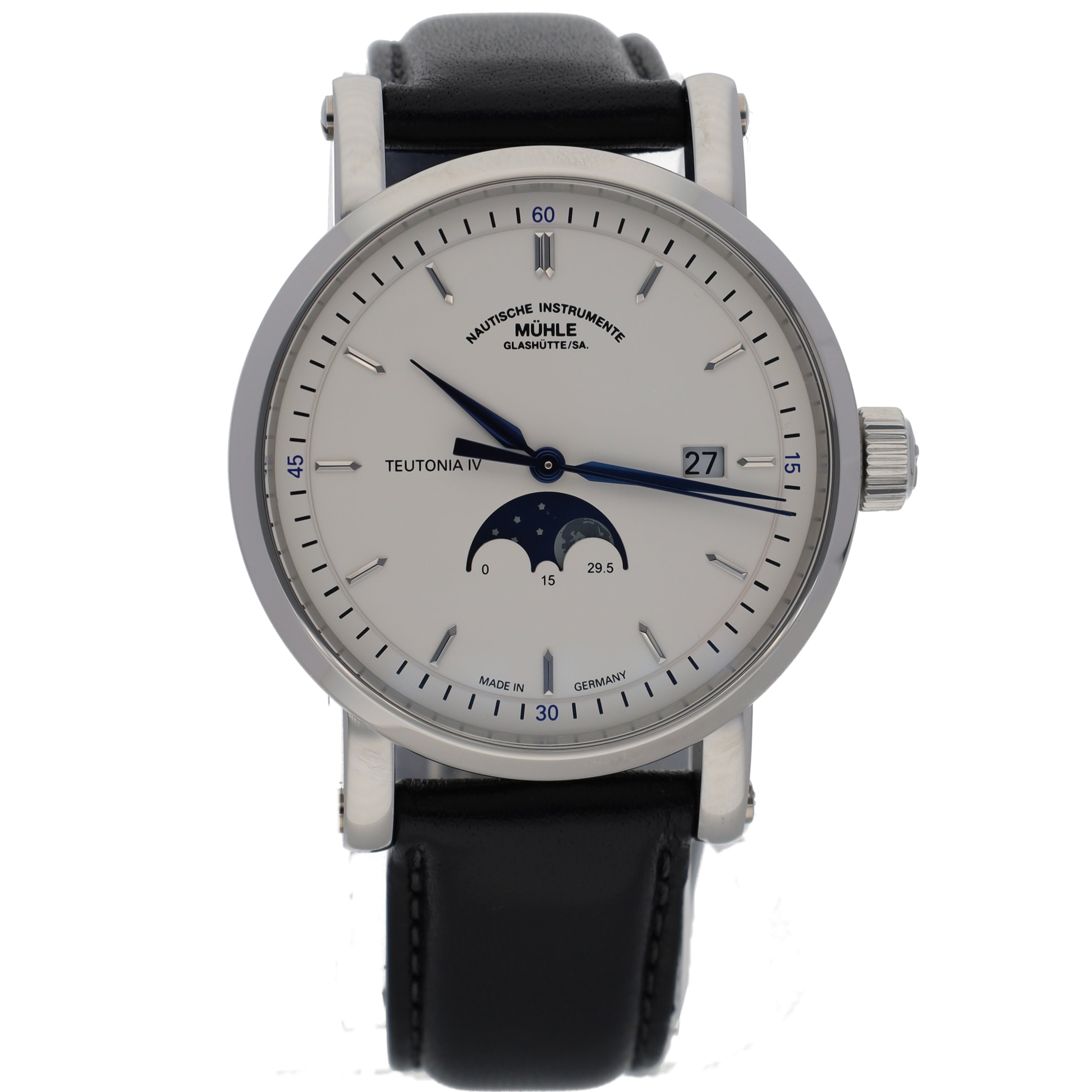 Mühle-Glashütte Teutonia IV Moon Phase Automatic M1-44-05-LB Stainless Watch