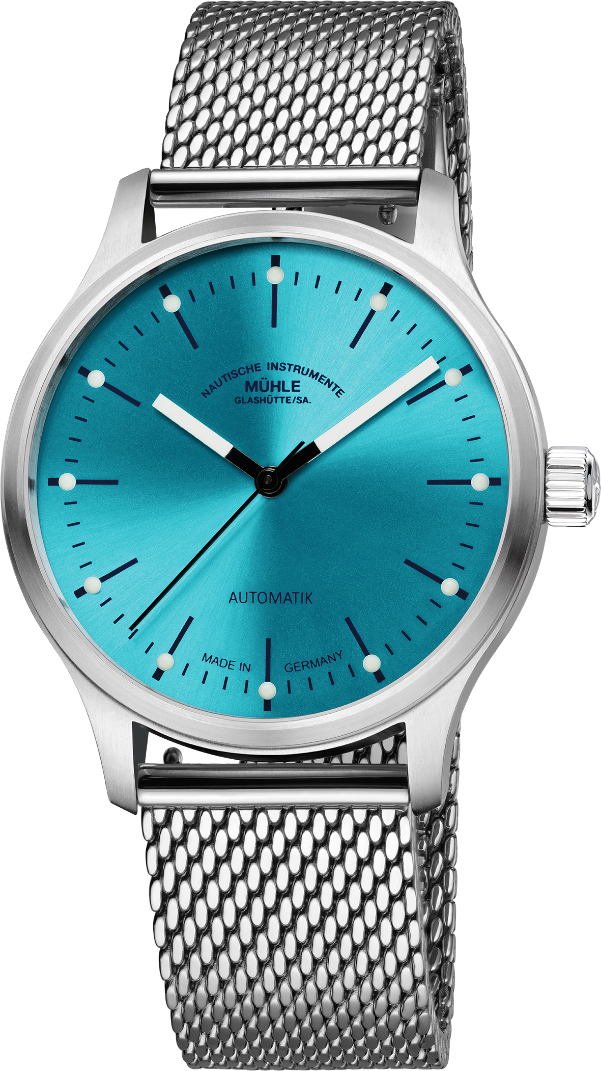 Mühle-Glashütte Panova Turquoise Automatic 40mm Ref. M1-40-79-MB-II