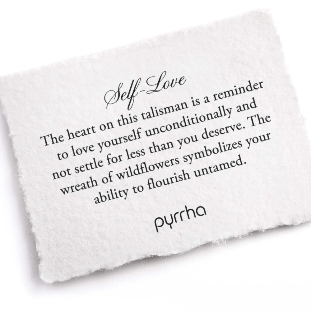 Pyrrha Bronze "Self Love" Talisman Pendant Necklace