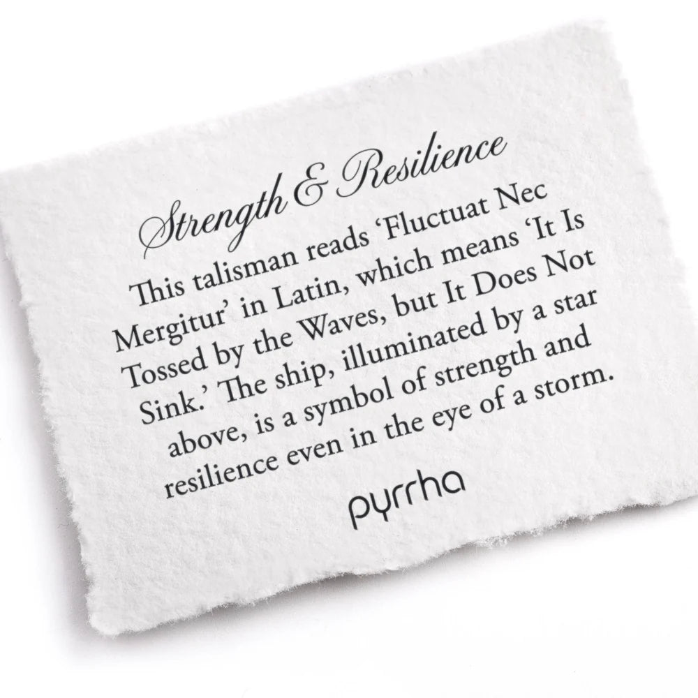 Pyrrha Sterling Silver "Strength & Resilience" Talisman Pendant Necklace