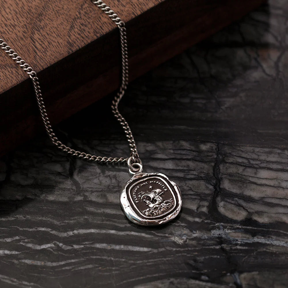 Pyrrha Sterling Silver "Strength & Resilience" Talisman Pendant Necklace