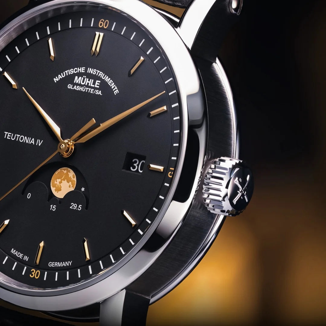 Mühle-Glashütte Teutonia IV Moonphase Automatic 41mm Ref. M1-44-03-LB