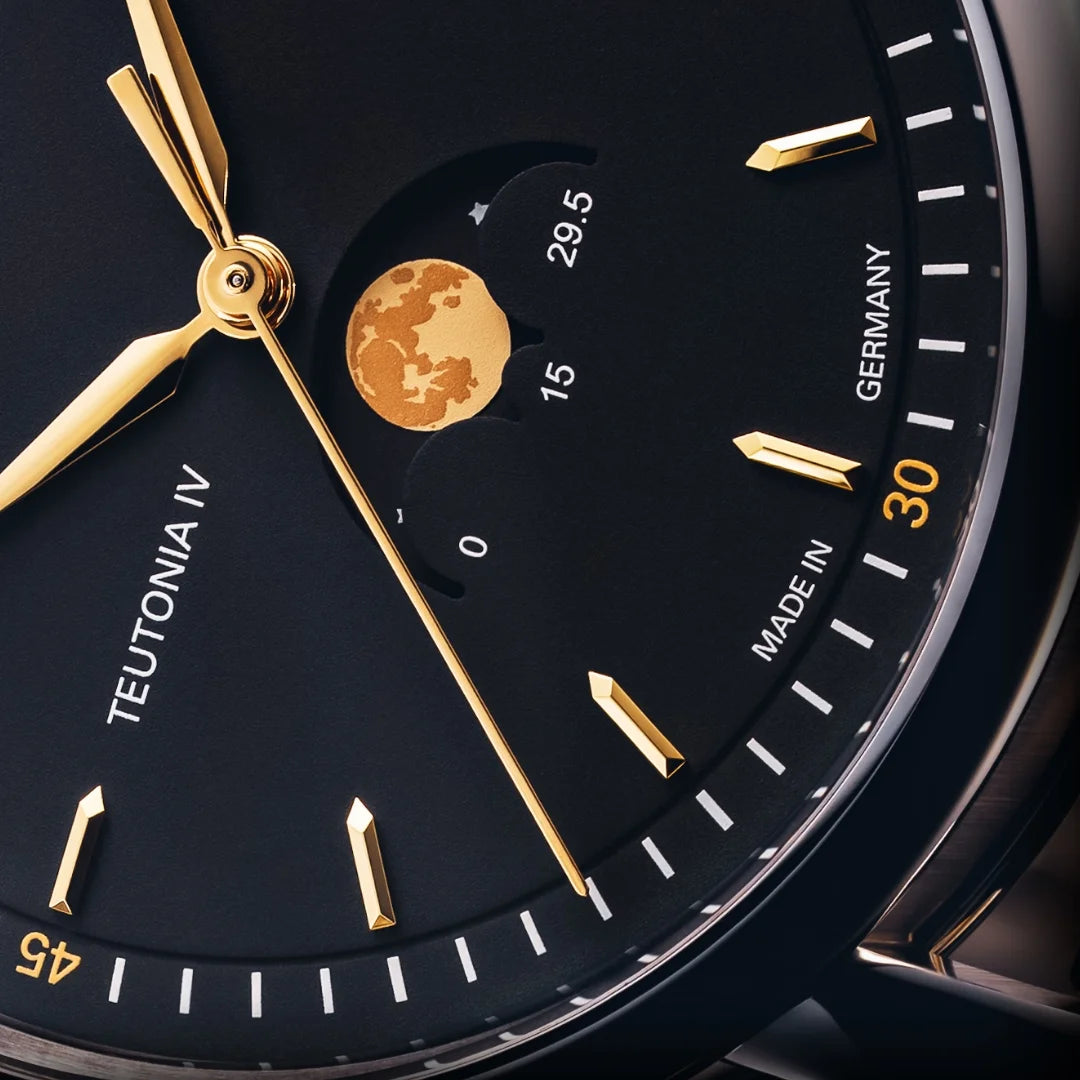 Mühle-Glashütte Teutonia IV Moonphase Automatic 41mm Ref. M1-44-03-LB