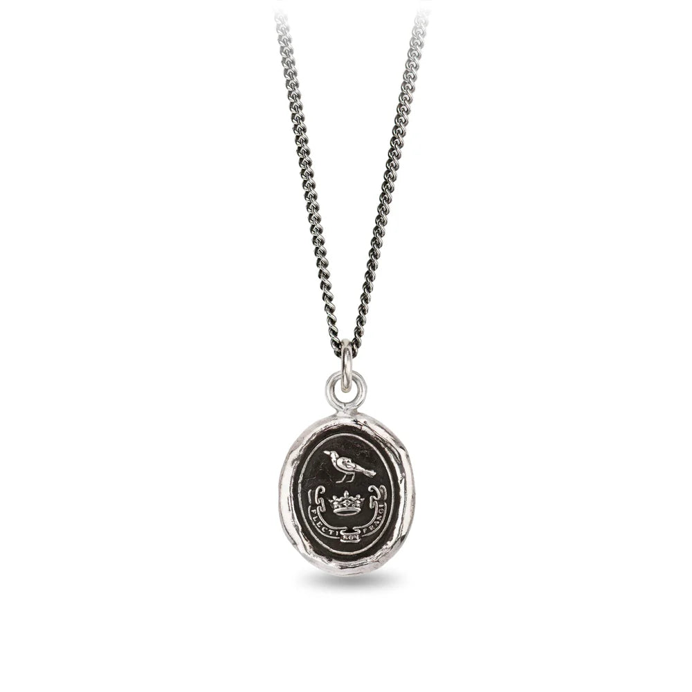 Pyrrha Sterling Silver "Unbreakable" Talisman Pendant Necklace