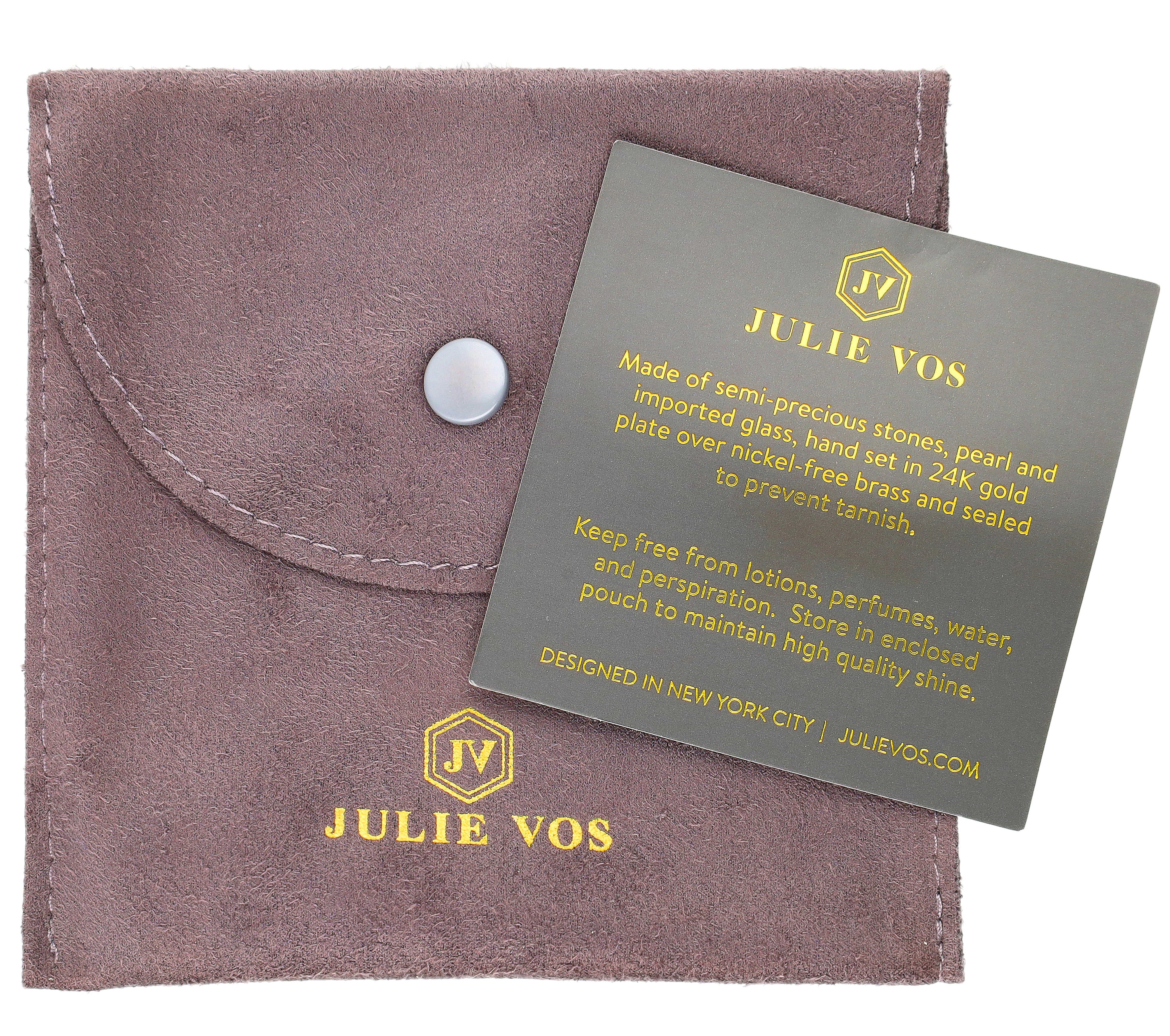 Julie Vos SoHo Collection Quatrefoil Pendant on 36" Chain